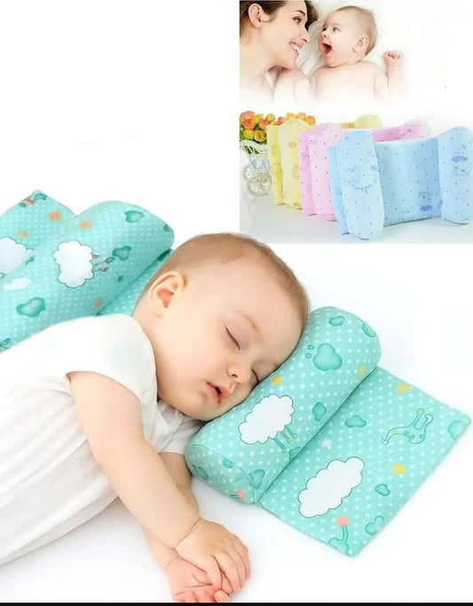 Newborn Baby Anti-Flat Head Shaping Pillow with Adjustable Positioner & Soft Breathable Cotton
